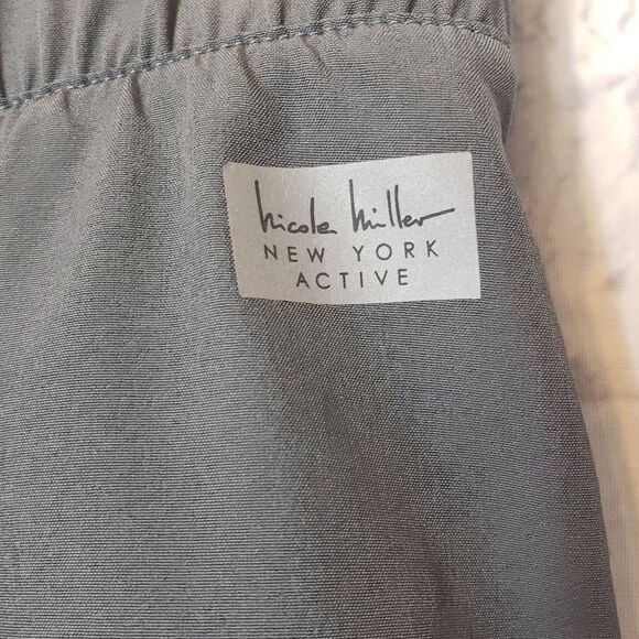 NICOLE MILLER NEW YORK Activewear Pull-on Skirt Gray Medium - Picture 5 of 8